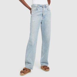 Citizens of Humanity Eva Ripped High Waist Relaxed Baggy Jeans in Enchanted